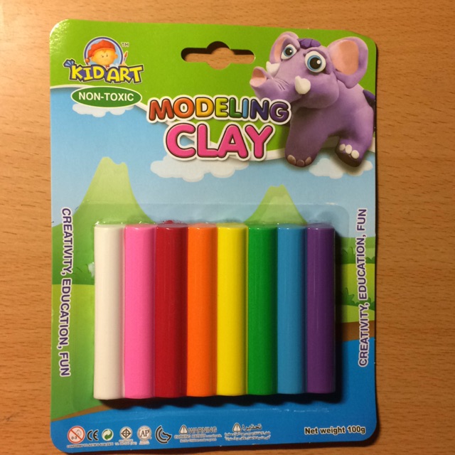 Đất nặn Thái lan 8 màu 100g