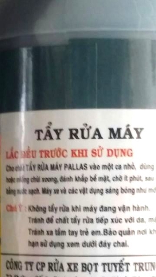 Nước tẩy rửa lốc máy 620ml