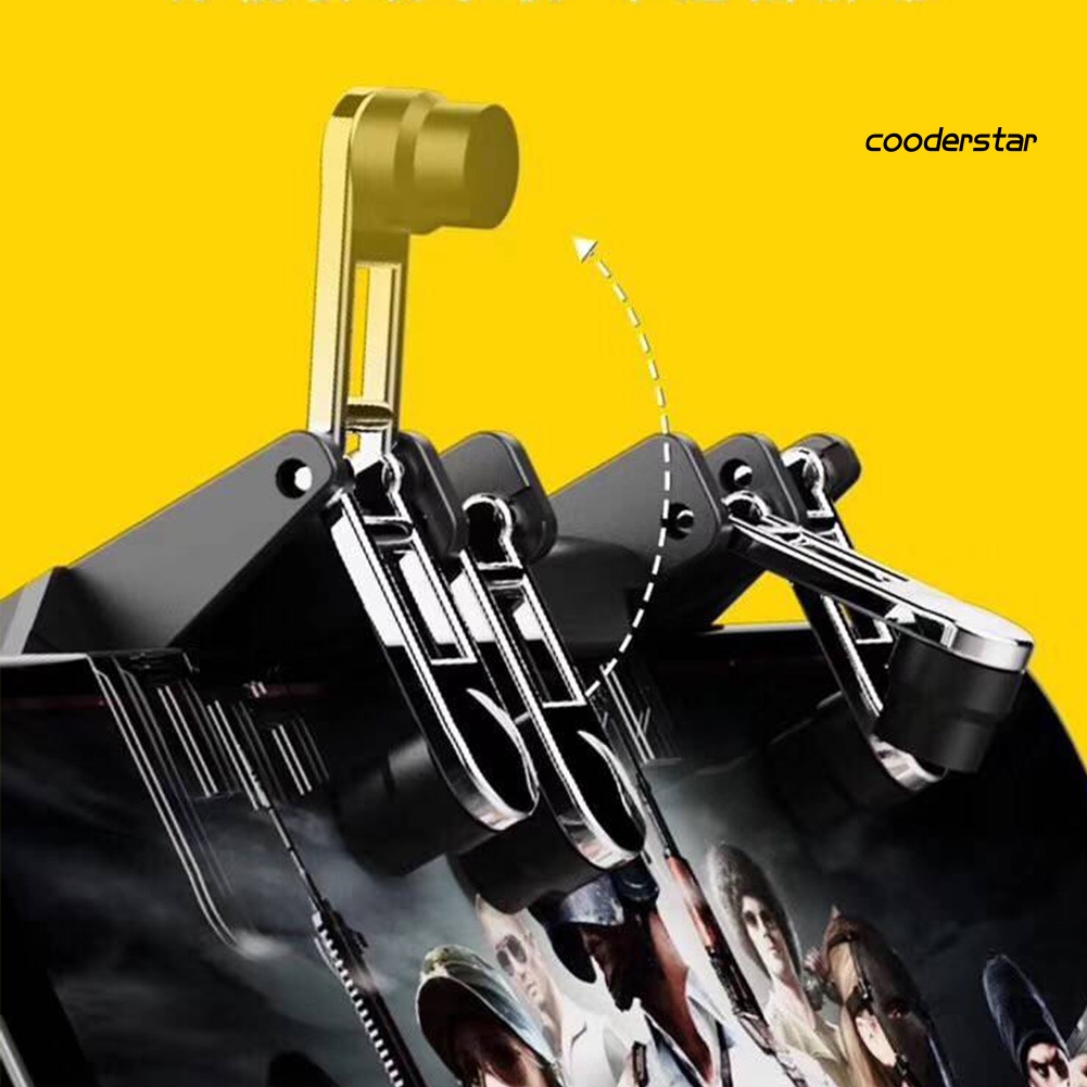 Tay cầm chơi game PUBG trên điện thoại 6 ngón AK66 chất lượng cao