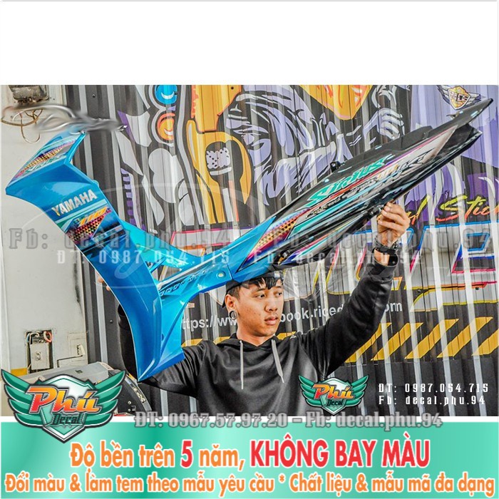 Tem rời Sirius 7 màu xe đen xanh 2 -1