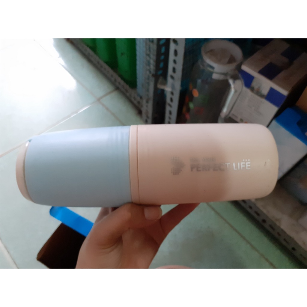 Bình nước thủy tinh 2 lớp Quà tặng từ Kotex