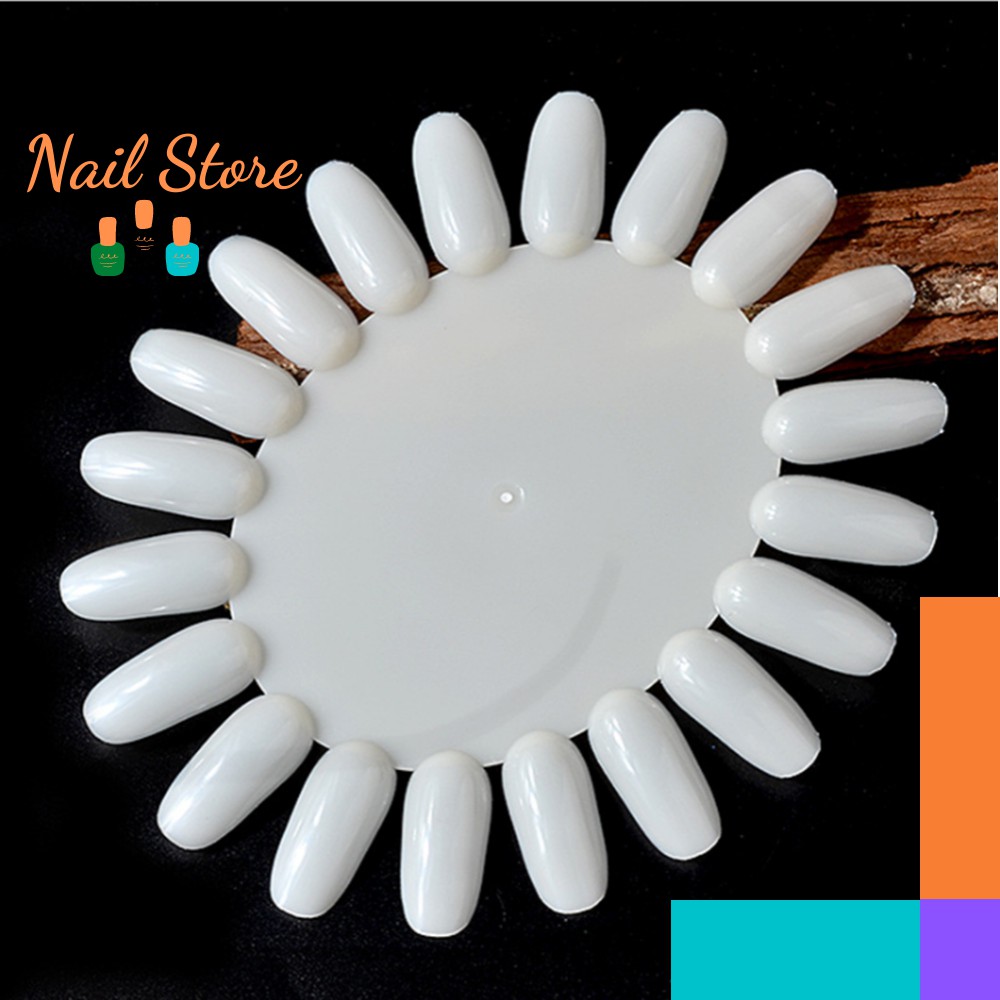 Móng Giả Tập Sơn Hình Oval - 20 Móng