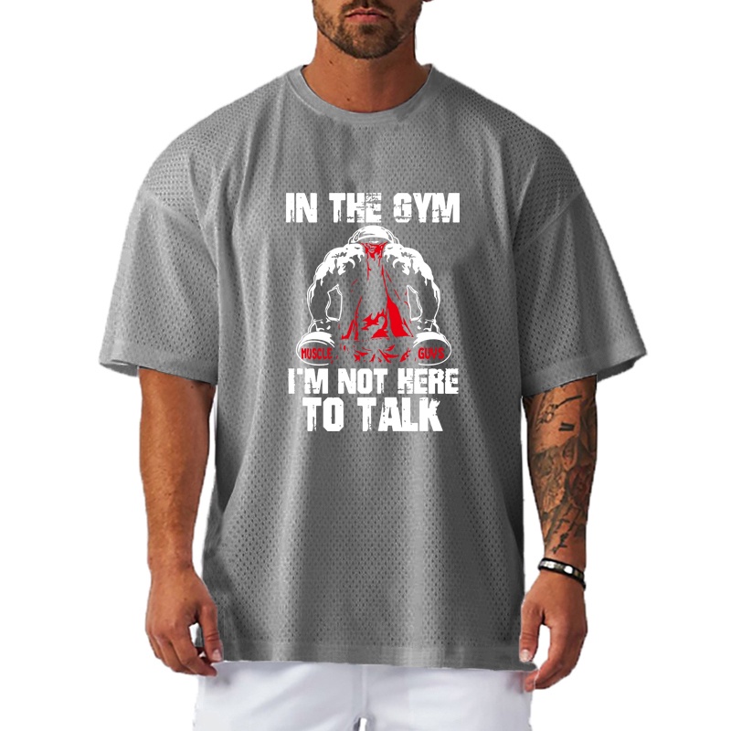 Áo Thun Thể Thao Tay Ngắn Phối Lưới Khô Thoáng Nhanh Thời Trang Cho Nam