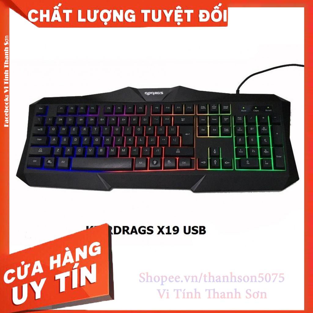 KB BOSSTON X19 LED USB -GAME - Vi Tính Thanh Sơn