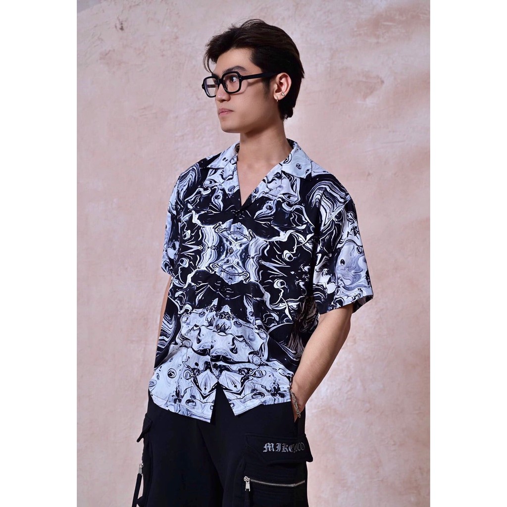 Áo sơ mi nam MIKENCO Marble shirt | BigBuy360 - bigbuy360.vn