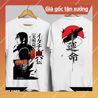 [SALE GIÁ GỐC] Áo thun áo phông Itachi Uchiha - Áo Naruto siêu ngầu giá siêu rẻ nhất vịnh bắc bộ