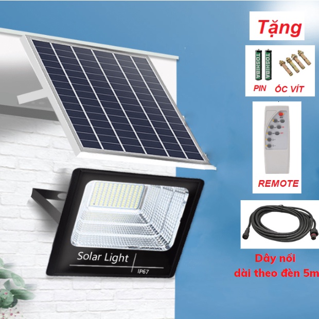 Đèn Led Năng Lượng Mặt Trời Siêu Sáng Chống Nước, Tiết Kiệm Điện Năng 1000w LED THẮNG TRANG