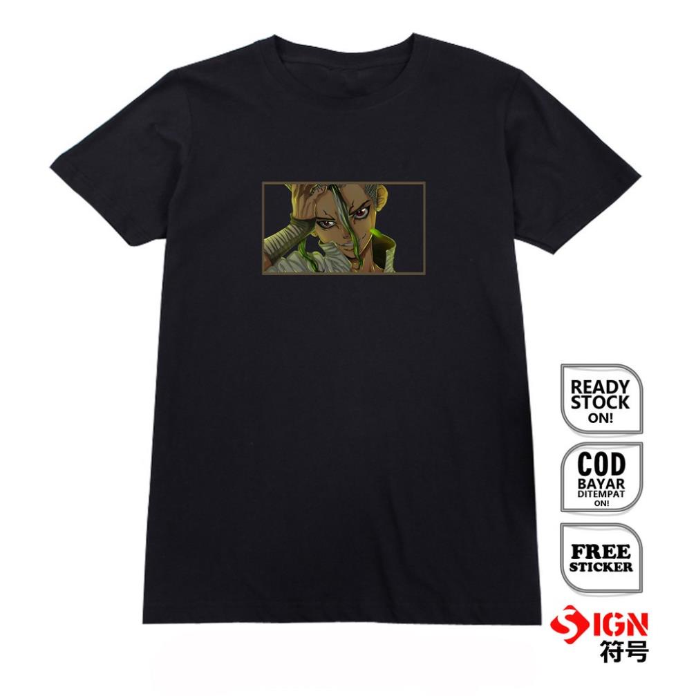 Áo Thun In Hình Anime T-Shirt Manga Senku Ishigami Dr. Stone Thời Trang Nam Giá TỐT