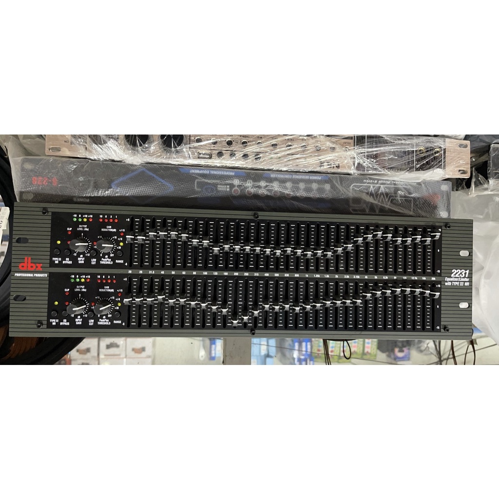 lọc xì equalizer cao cấp dbx 2231 - lọc âm karaoke dbx 0906270769TẶNG 2 dây canon