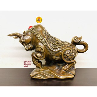 Trâu Đấu Sĩ - Sửu Đắc Phúc - Tượng Đồng Phong Thủy