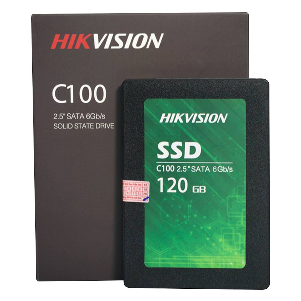 [Mã ELMS5 giảm 7% đơn 300K] Ổ Cứng SSD HIKVISION C100 120GB Sata III-đổi mới 100%-Tem ANC