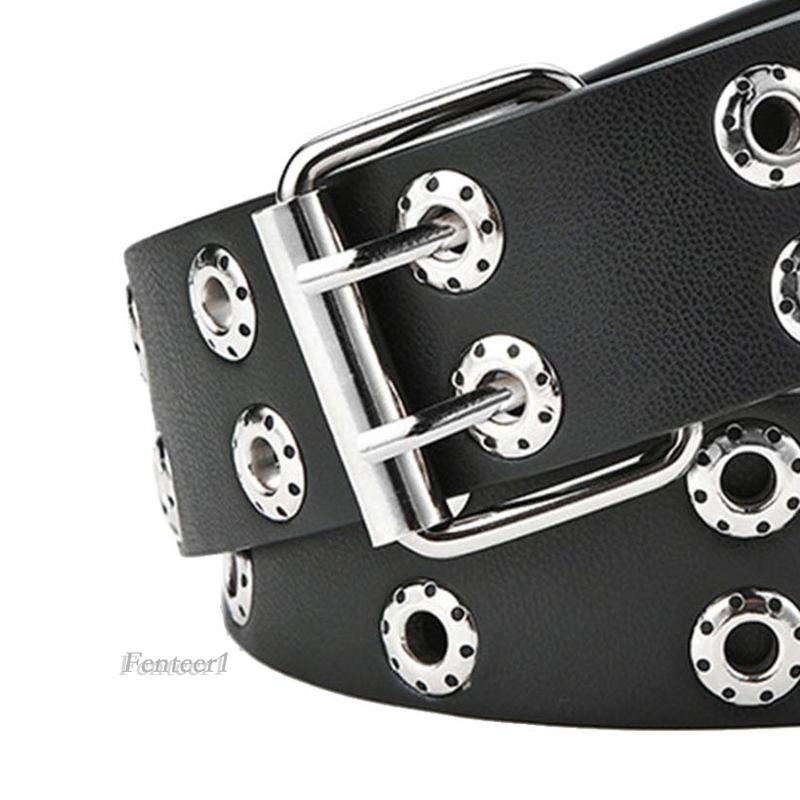 Thắt Lưng Da Hai Khóa Cài Unisex Fenteer1