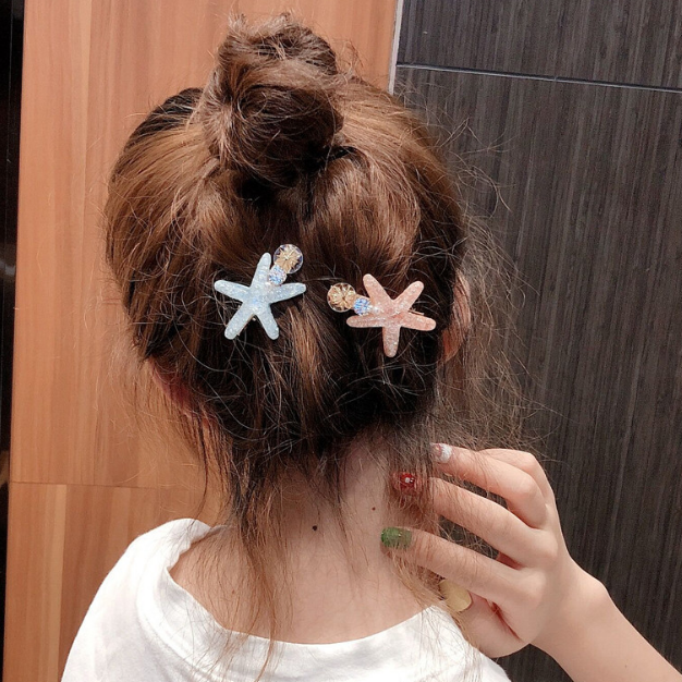 Kẹp Tóc Hình Sao Biển Dễ Thương Cho Nữ
