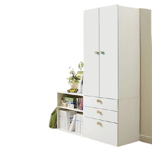 Tủ quần áo cho bé bằng gỗ công nghiệp freeship lắp ráp thông minh