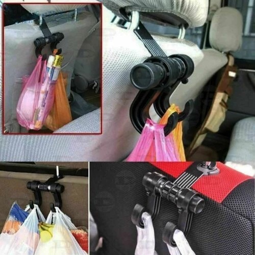 2 Móc Treo Túi Mua Sắm Gắn Sau Ghế Xe Hơi GM Suv