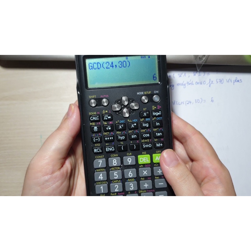 Máy tính Casio FX 570ES Plus- bảo hành 7 năm
