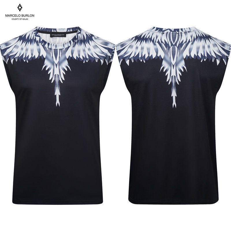 Áo Thun Sát Nách In Hình Đôi Cánh Thời Trang Cho Cặp Đôi Size M-XXL