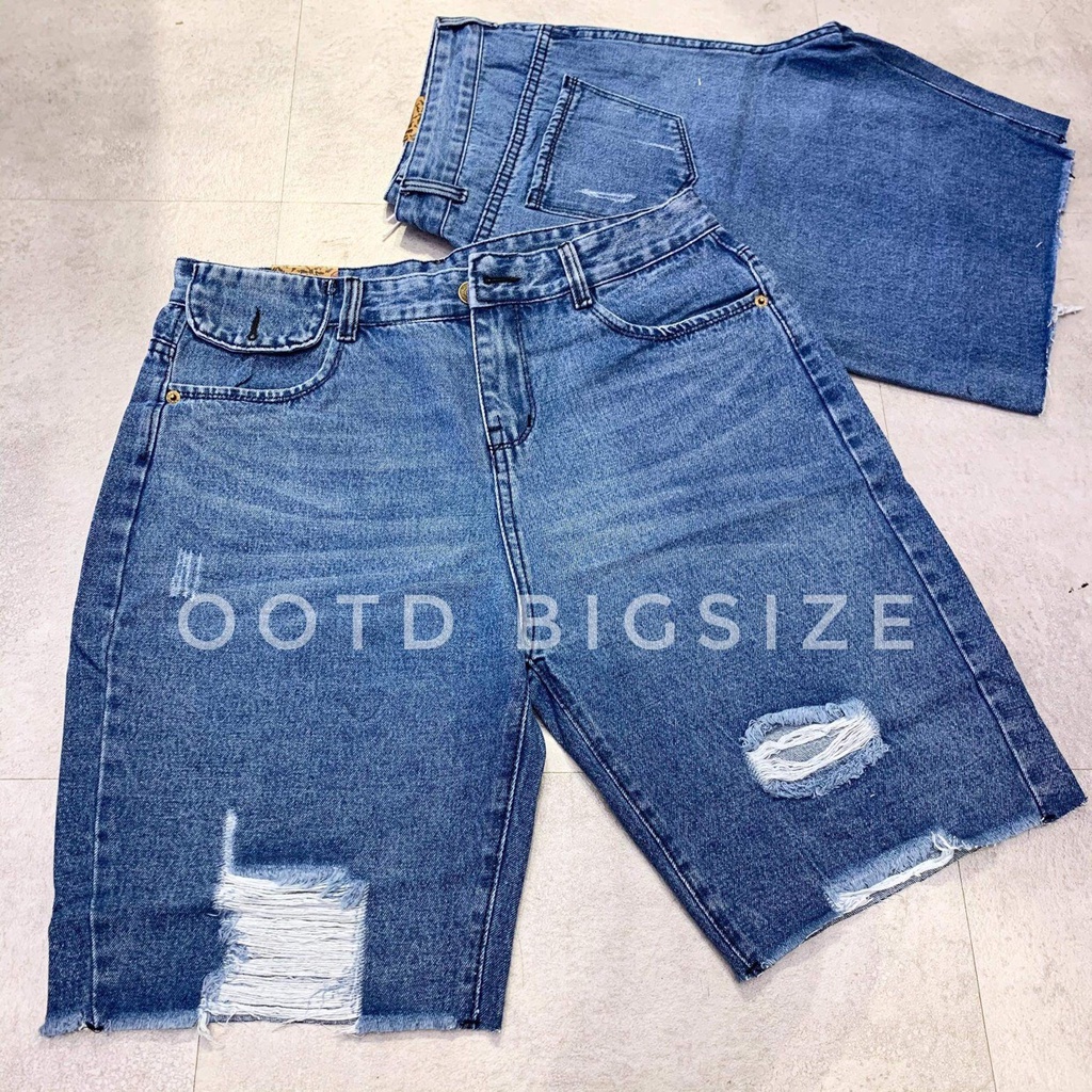 Ngố cotton rách túi nhỏ bigsize(ảnh thật trải sàn)
