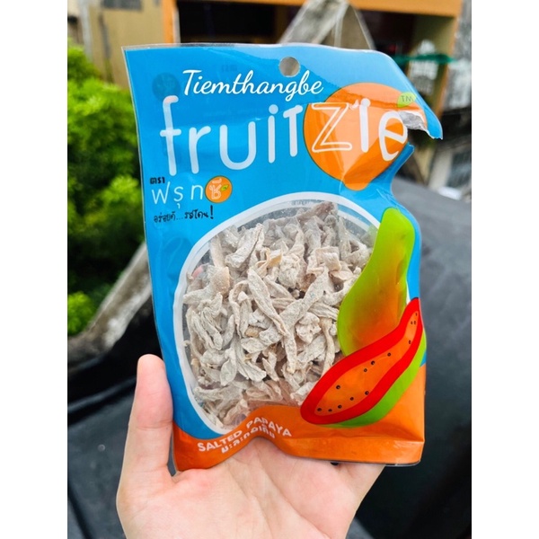 Xí Muội Ô Mai Sợi Đu Đủ Chua Ngọt Fruitzie Thái Lan