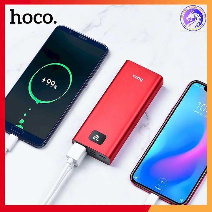 Pin Sạc Dự Phòng Input Micro USB/ Type-C/Lightning Hoco J46 10000 mAH - Bảo Hành 12 Tháng