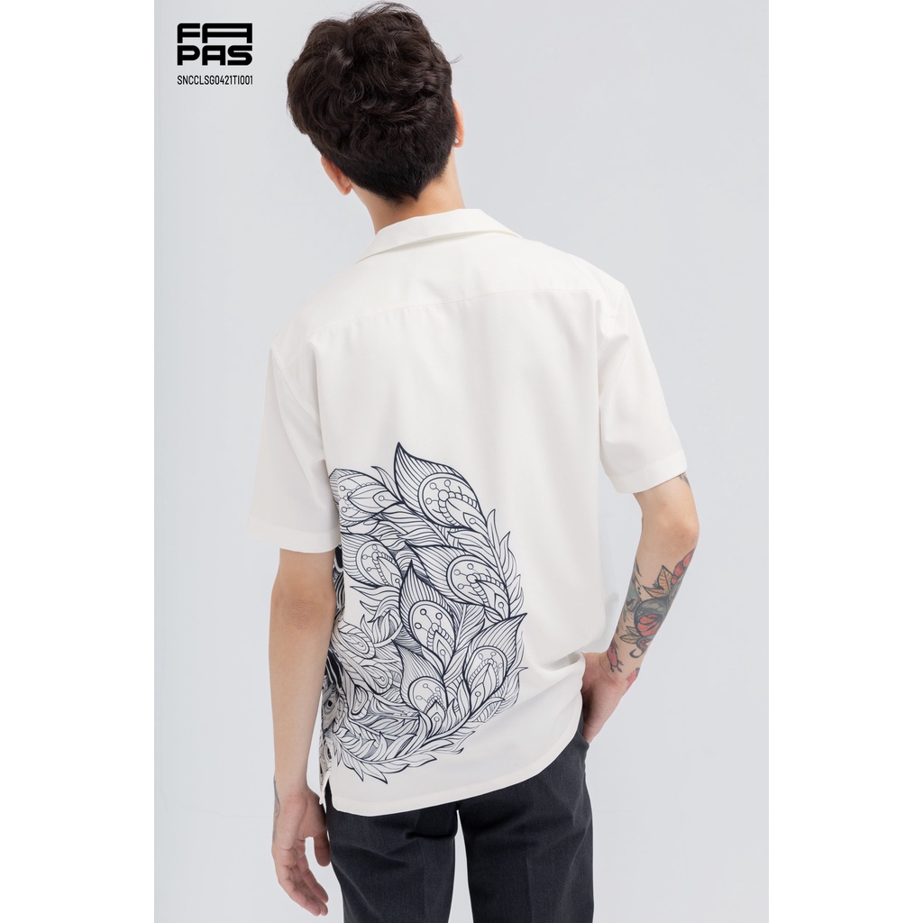 Áo Sơ Mi Nam Glamor Họa Tiết In Tỉ Mỉ Bắt Măt Chất Vải Chun Chéo Chống Nhăn Mau Khô Form Relaxed Thoải Mái - FAPAS