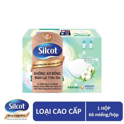 Bông tẩy trang Silcot cao cấp 82m/66m