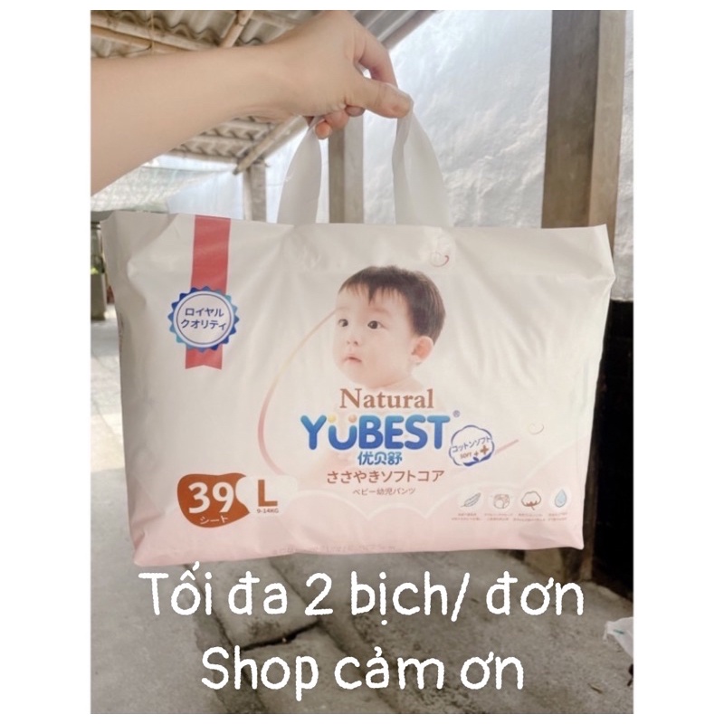 Tã yubest mới 2021 S44-M40-L39-XL36-XXL34-XXXL(bao bì mới)