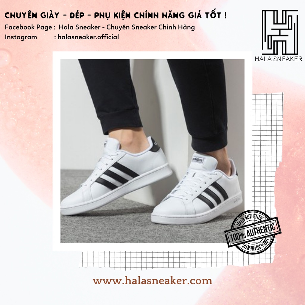 Giày Adidas Chính Hãng Grand Court F36483 - Giày Thể Thao Nam Nữ Authentic -halasneaker.com