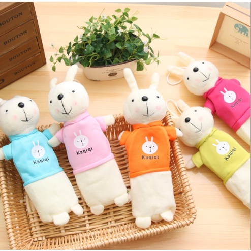 Hộp bút thỏ bông HB263 bóp viết cute dễ thương