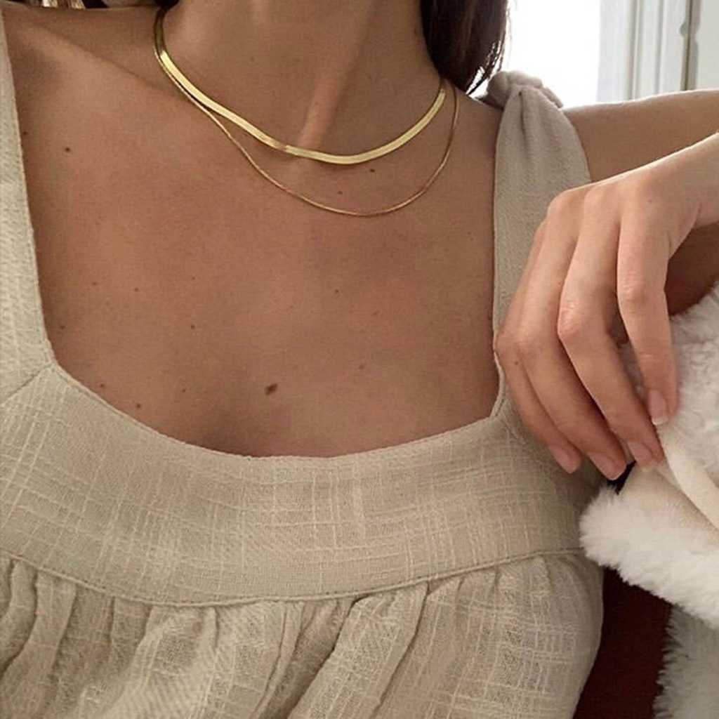 Vòng cổ Mặt Nơ Đơn Giản Thanh Lịch Cho Nữ