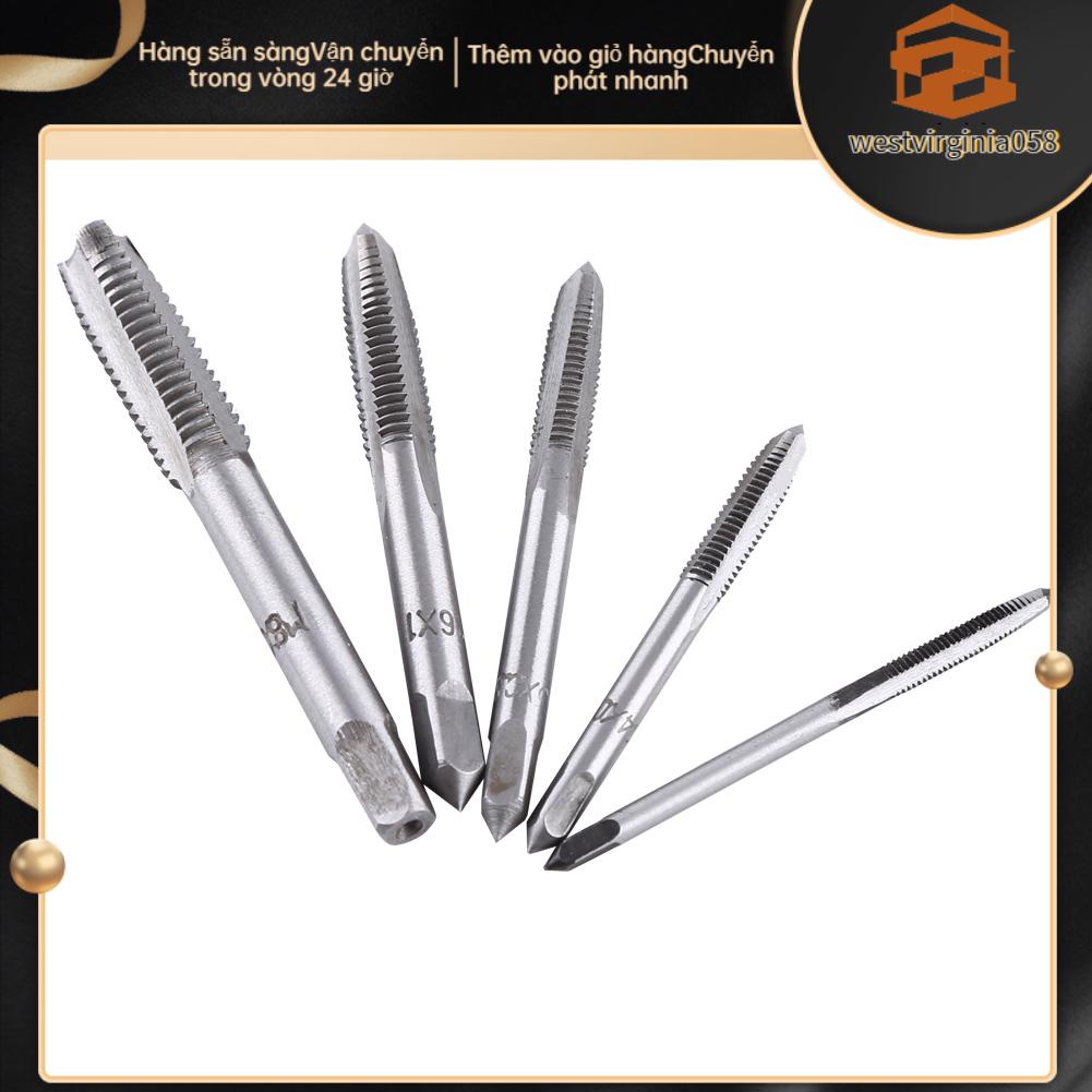 Bộ 5 Mũi Khoan Xoắn Ốc M3 M4 M5 M6 M8