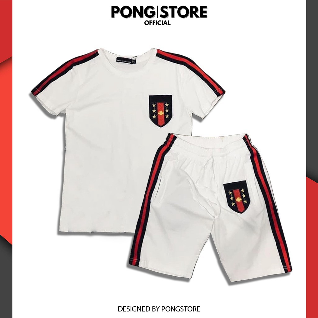 Bộ thể thao nam FREESHIP Set thể thao nam đẹp GC mặc nhà chất thun co giãn tay ngắn form rộng pongshop