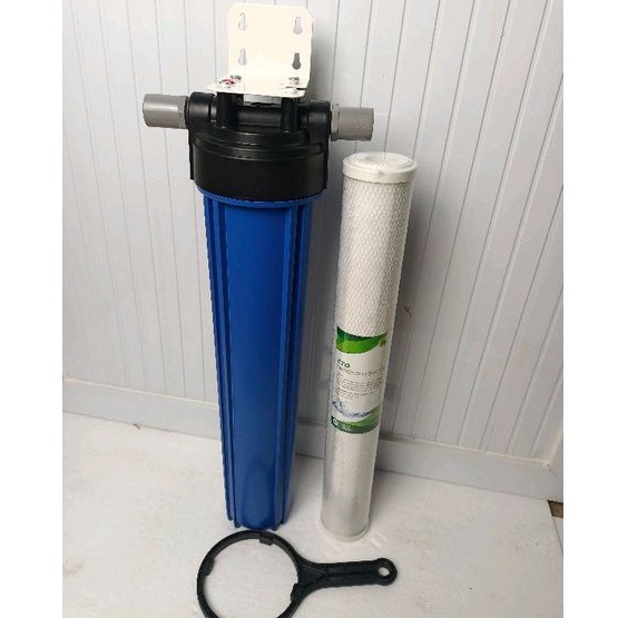 Cốc lọc nước 20inh kèm ống Ren 21Và 27giá lắp sẵn