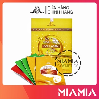Mặt Nạ Sinh Học Collagen X3 hộp 5 miếng chuyên dưỡng trắng, cấp ẩm chống lão hóa da Mỹ Phẩm Đông Anh