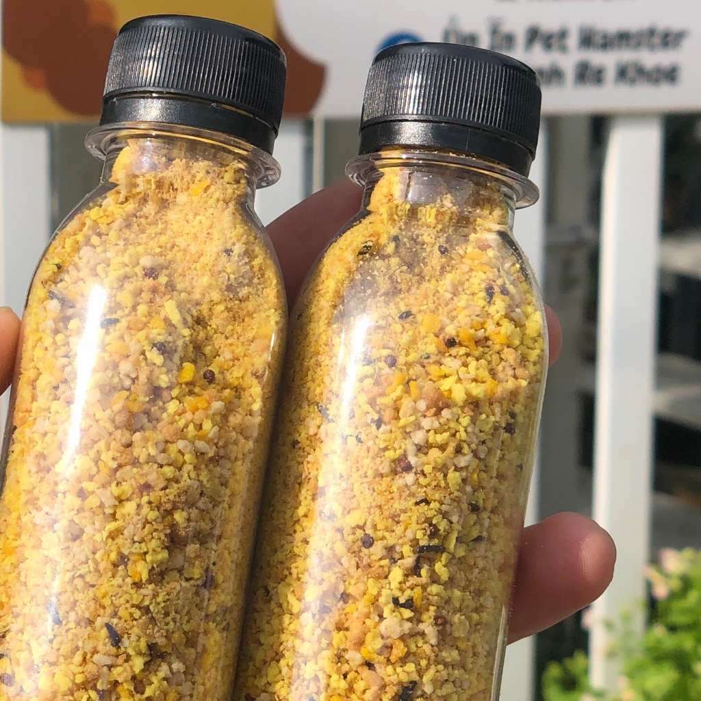 Đồ ăn cho hamster, CỐM TRỨNG CHAI 100ML siêu dinh dưỡng, thơm ngon