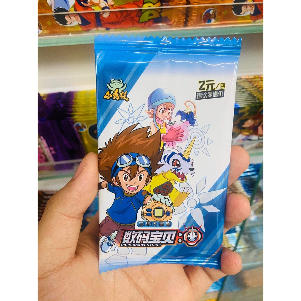 Tổng hợp Set 5 ảnh thẻ nhân phẩm Anime Digimon Waifu Jujutsu Kaisen Jojo Conan ngẫu nhiên chibi xinh xắn