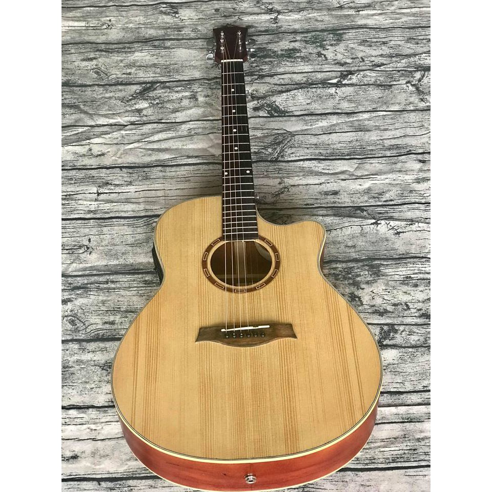 Đàn Guitar Acoustic HD-14SV Full Solid có EQ(Guitar Sao Việt bảo hành 24 tháng)