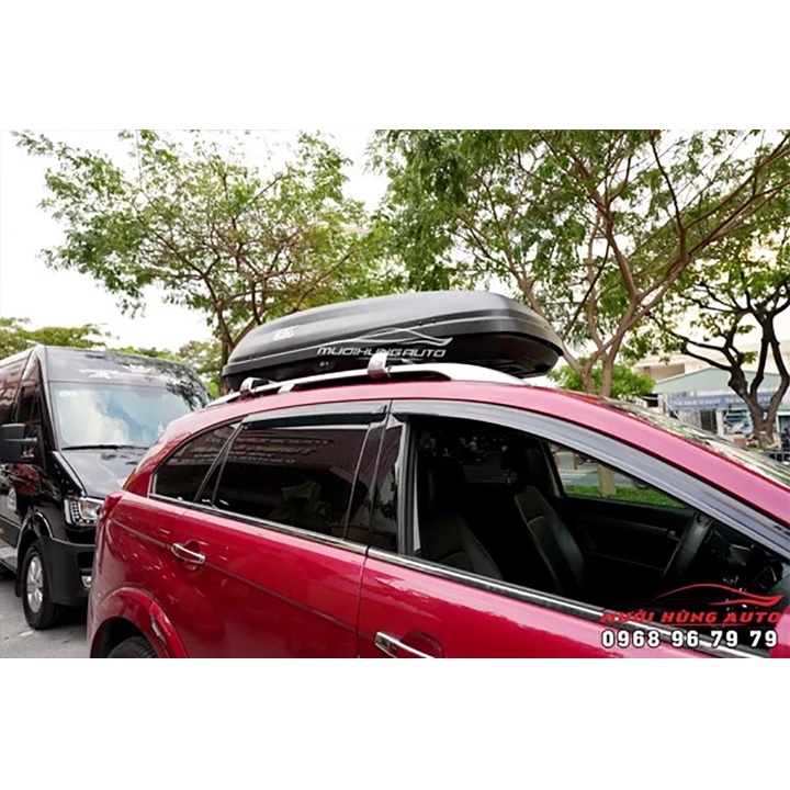 COMBO Cốp Nóc Mui Kiểu Phi Thuyền & Baga 2 Thanh Ngang Dành Cho Xe Chevrolet Captiva 500L