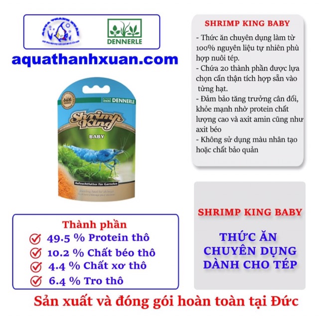 Thức ăn tép Shrimp King Baby