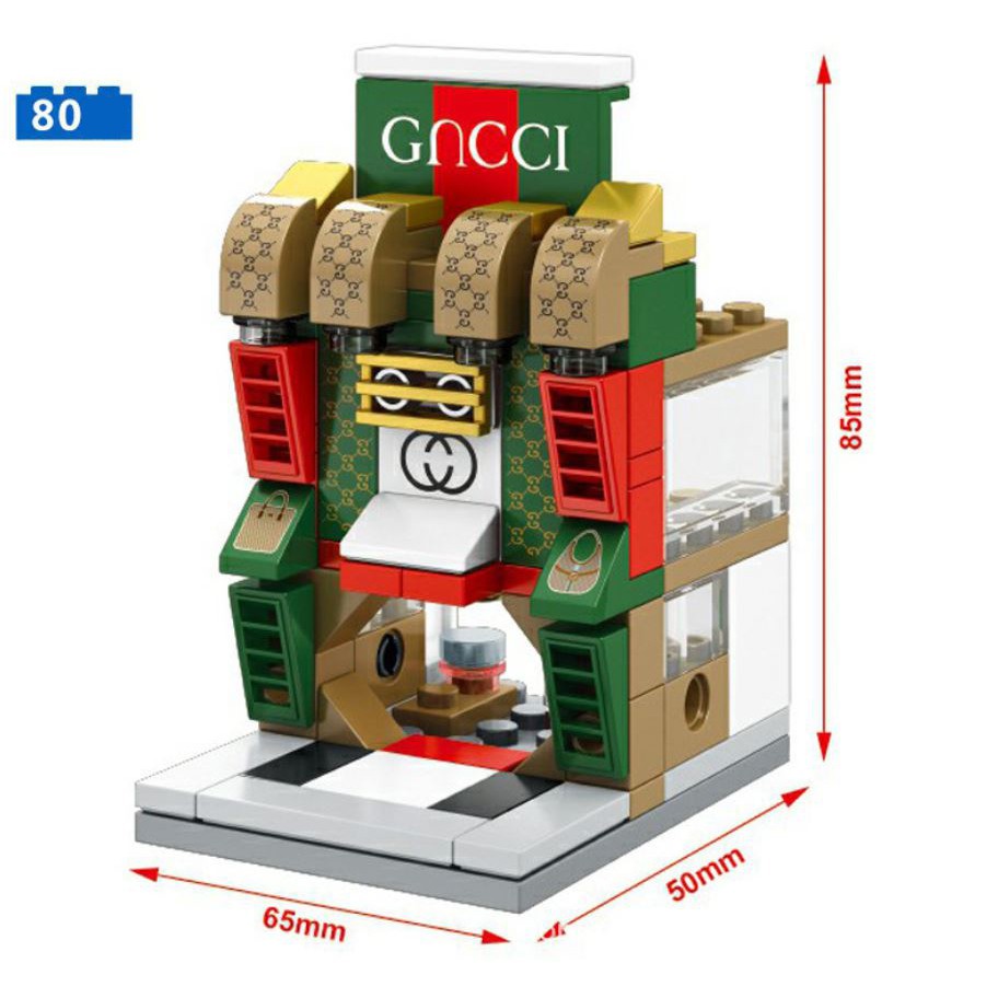 Bộ xếp hình Lego Cửa hàng Lego hãng SEMBO xây dựng đường phố nguyên hộp đóng gói đẹp chắc chắn