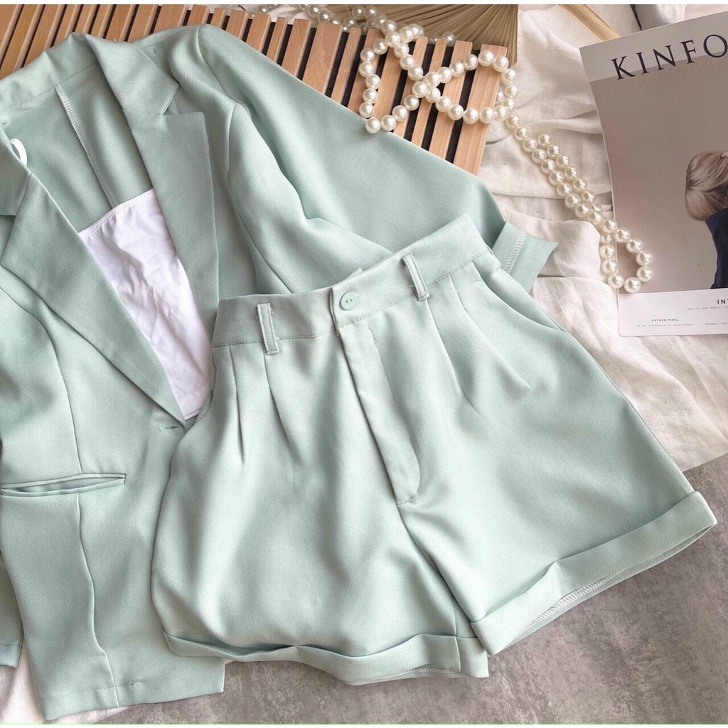 SET VEST SHORT 3 MÓN - ẢNH THẬT 100% | BigBuy360 - bigbuy360.vn