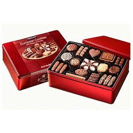 Bánh quy socola Kirkland Signature European Cookies With Belgian Chocolate hộp 1400gr của Mỹ, date 04/23
