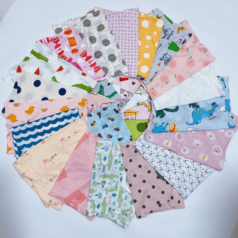 Bộ cộc/đùi The Minou xuất Hàn bé trai chất cotton sợi tre