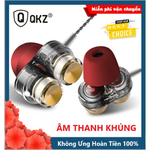 Tai Nghe Chống Ồn QKZ KD7 PRO 8D Âm Thanh Vòm, Cao Cấp, Bass Khủng, Nghe Nhạc EDM, REMIX, Chơi Mọi Tựa Game