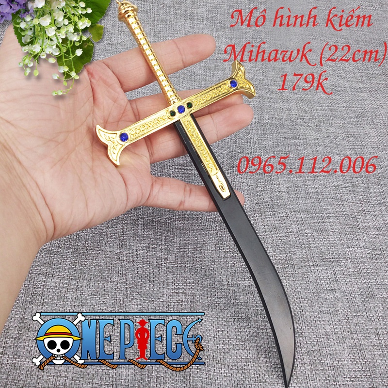 ✉Mô hình kiếm One Picece, Attack on Titan và Sword art Online bằng loại 22cm dùng để trưng bày