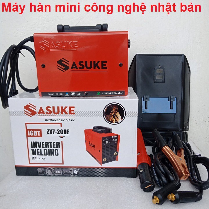 Máy Hàn điện  tử Sasuke 200F tặng kèm bó que Hàn 2,5li