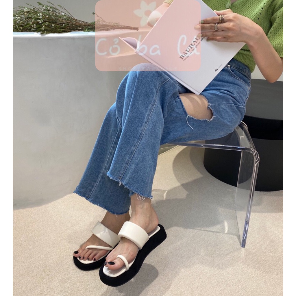 DÉP XUỒNG COBALA SHOES - DÉP NỮ THỜI TRANG QUAI NGANG PHONG CÁCH NỮ TÍNH ĐẾ BẰNG D22056000