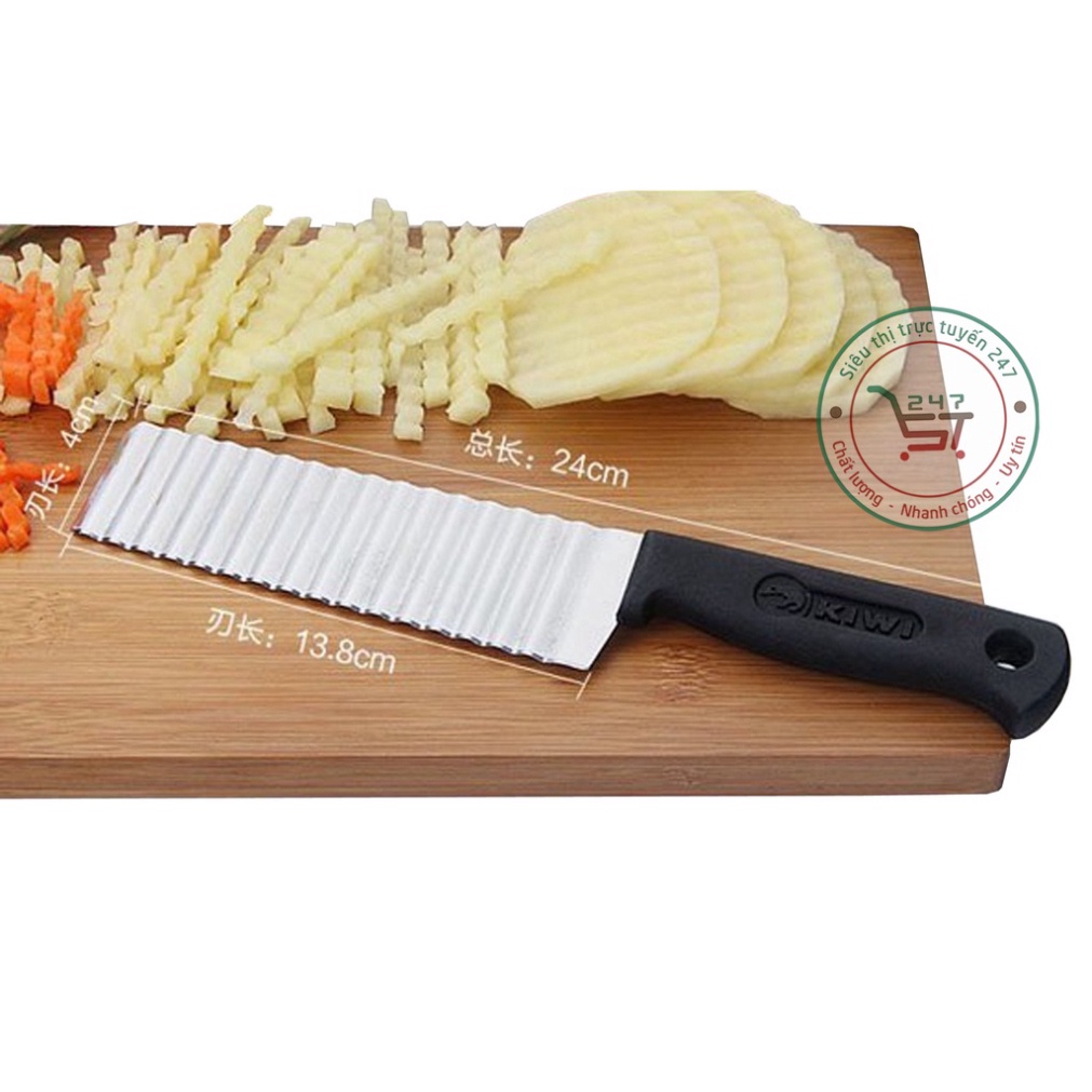 Dao cắt sợi lượn sóng Dao kiwi gợn sóng cắt rau củ quả tiện lợi giá tốt cho chị em nội trợ
