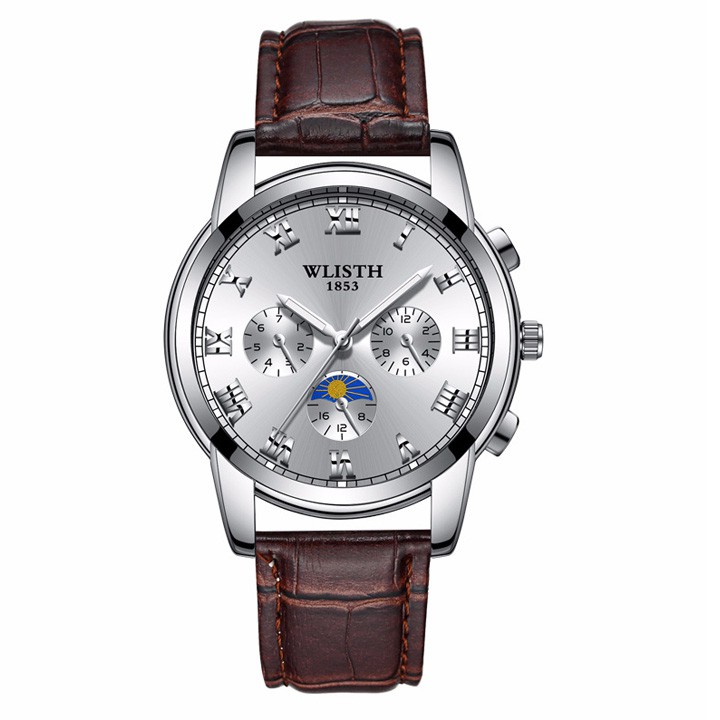 Đồng hồ 💝 Free ship 💝 Giảm 20k khi áp mã [TUIXHN] Đồng Hồ Nam Dây Thép Không Gỉ WILSTH Kim Dạ Quang Ban Đêm - DH04 | BigBuy360 - bigbuy360.vn