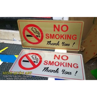 Bảng no smoking không hut thuốc